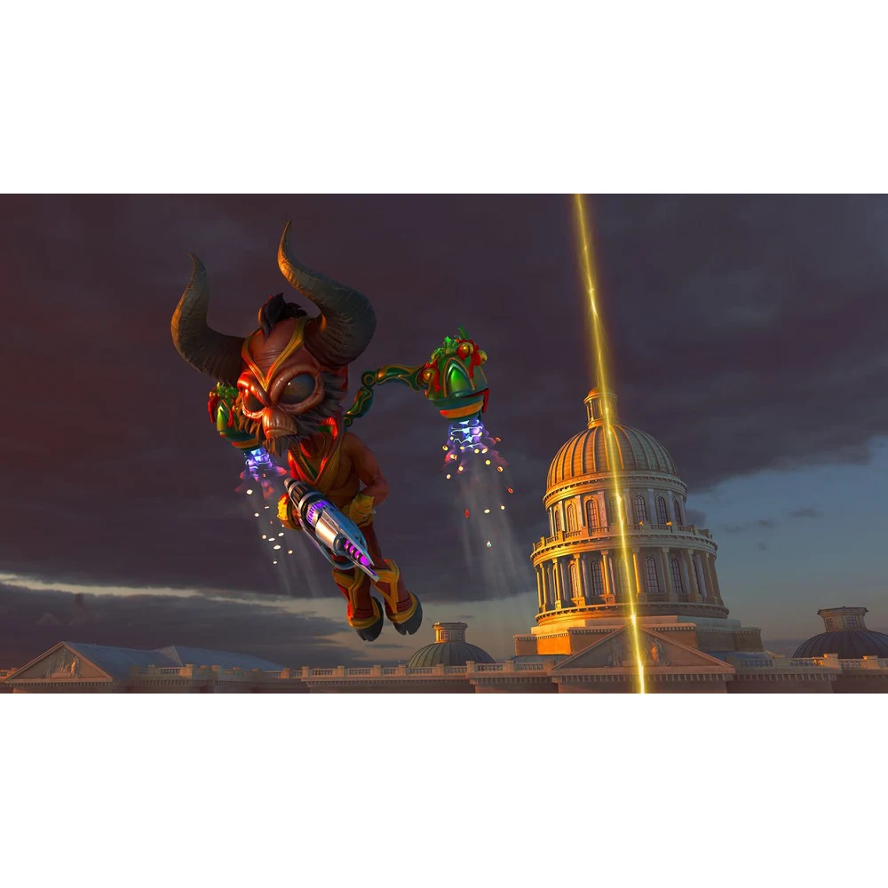 Destroy All Humans Switch 2 – Open-World Alien Invasion of 1950s America, Crypto-137 Weapons & Psychic Powers, Lost Mission of Area 42, Up to 1440p, Physical Edition 8 Destroy All Humans! Switch 2 screenshot of an alien attack