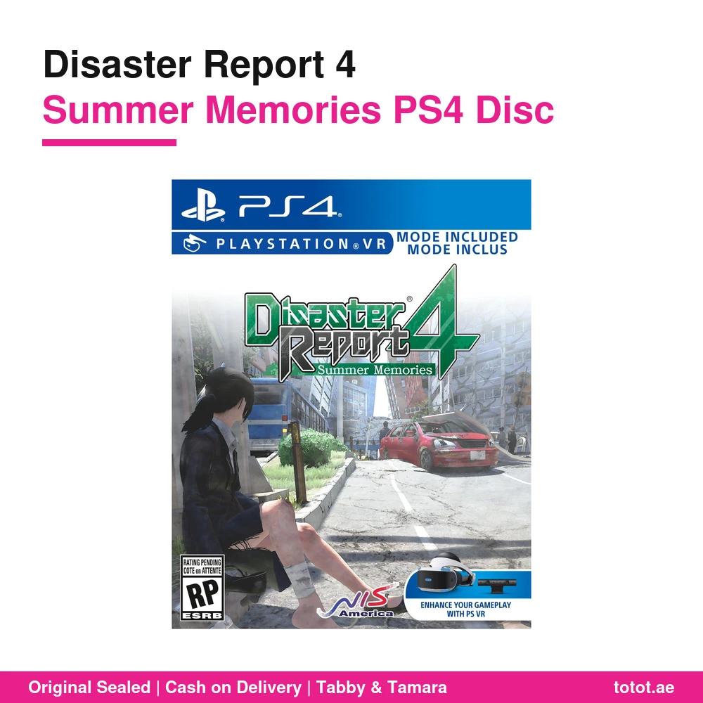 Disaster Report 4 PS4 - official NIS America product image Disaster Report 4 PS4