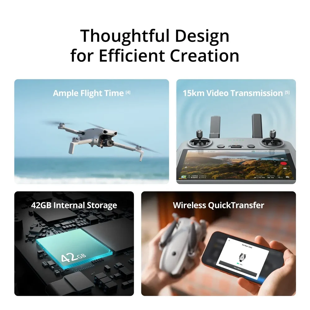 DJI Lito X1 Fly More Combo Plus with DJI RC 2 - 48MP 4K/100fps Drone, LiDAR Sensing, 3 Battery Plus, 52 Min Flight 7 DJI Lito X1 Fly More Combo Plus - official product image 6