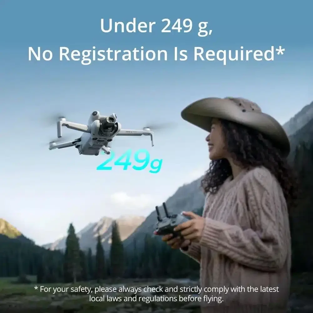 DJI Mini 4 Pro Fly More Combo with DJI RC 2 - Under 249g 4K HDR Drone, 48MP, Omnidirectional Sensing, 3 Batteries 7 DJI Mini 4 Pro Fly More Combo - official product image 6