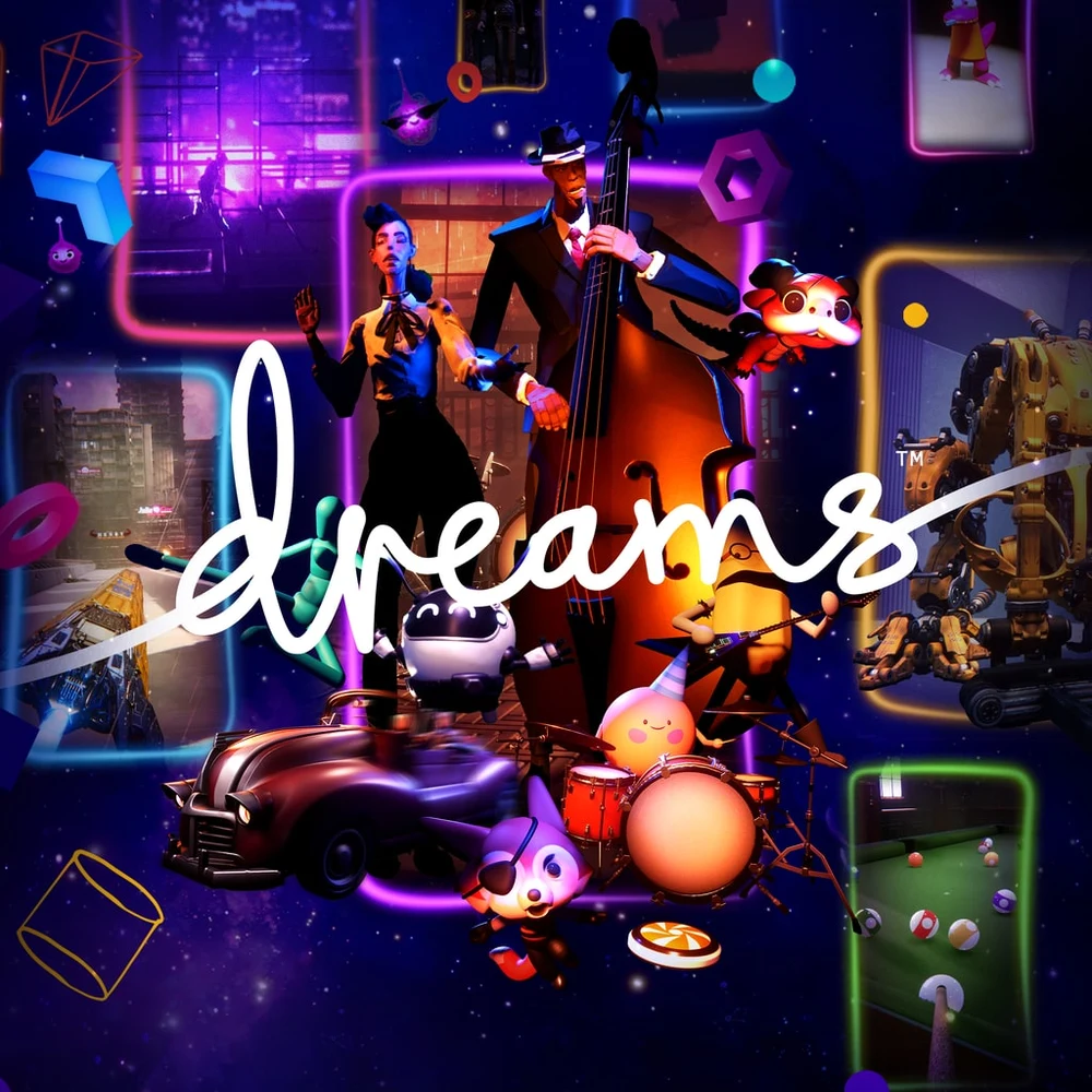 Dreams PS4 – Create and Play Games, Music and Art, Art's Dream Story Mode, PS VR Support, Arabic On-Screen Text – PAL R2 Disc 4 Dreams PS4 detail