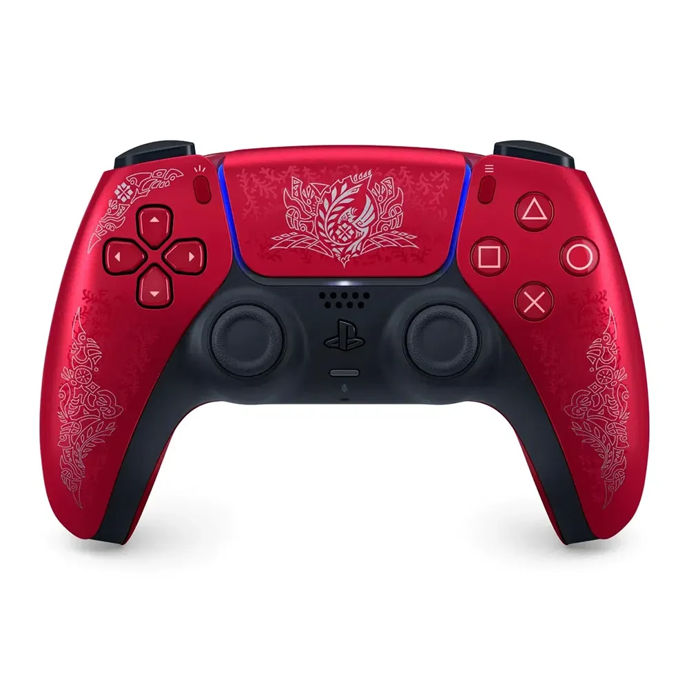 PlayStation DualSense Monster Hunter Wilds Limited Edition Controller - Haptic Feedback, Adaptive Triggers, PS5/PC 8 DualSense Monster Hunter Wilds Limited Edition in use