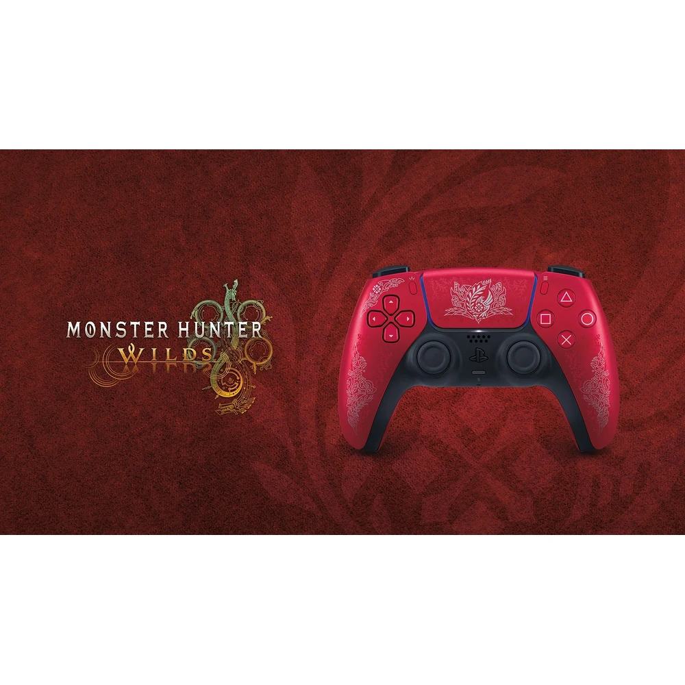 PlayStation DualSense Monster Hunter Wilds Limited Edition Controller - Haptic Feedback, Adaptive Triggers, PS5/PC 6 DualSense Monster Hunter Wilds Limited Edition - official product image 5