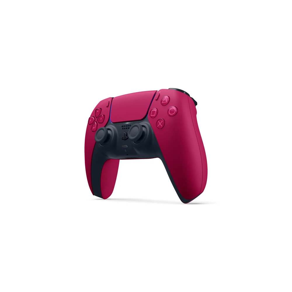 يد تحكم PlayStation DualSense اللاسلكية باللون الأحمر الكوني Cosmic Red – ردود فعل لمسية، زنادان تكيفيان، ميكروفون مدمج، PS5 والحاسوب وMac – النسخة الإماراتية 9 DualSense الأحمر الكوني