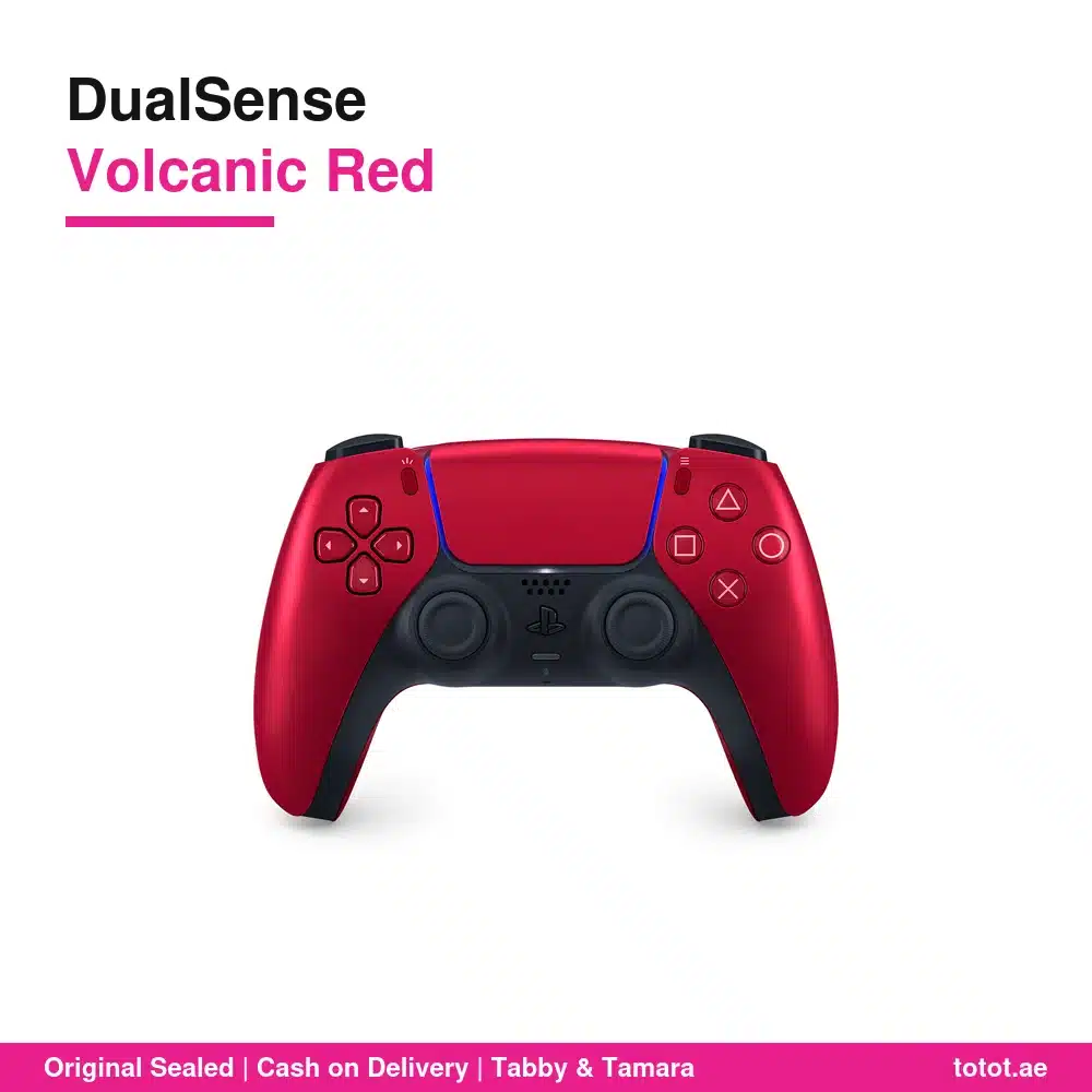DualSense Volcanic Red - official Sony product image DualSense Volcanic Red