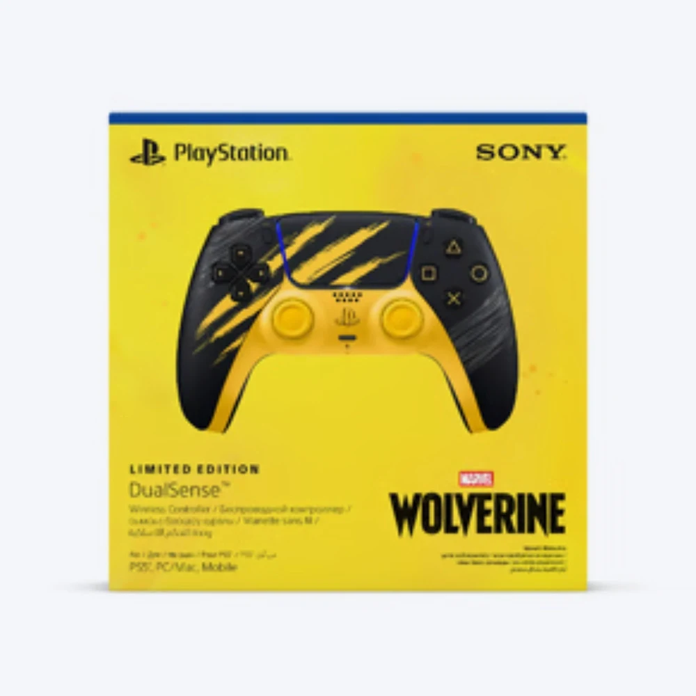 Sony DualSense Wireless Controller - Marvel's Wolverine Battle Yellow Limited Edition for PS5, PC, Mac and Mobile 9 DualSense Wolverine Battle Yellow in use