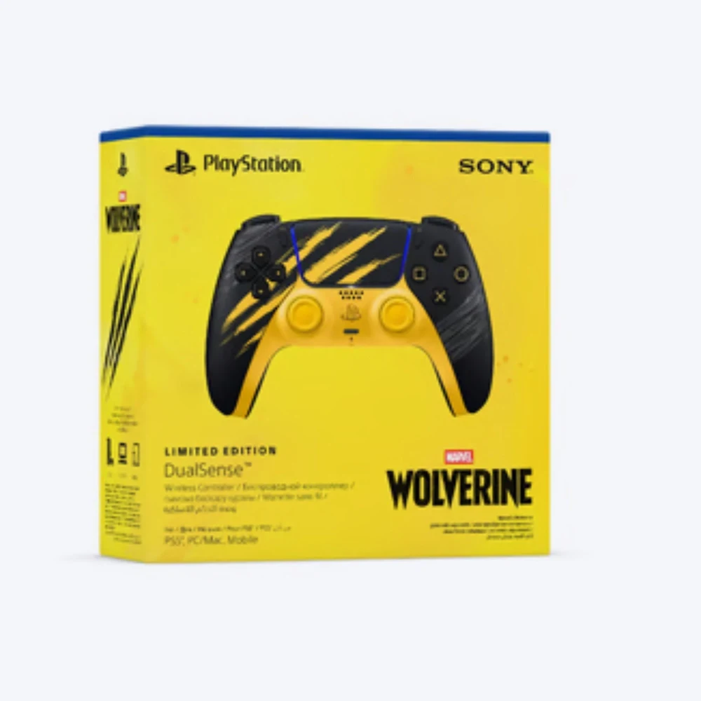 Sony DualSense Wireless Controller - Marvel's Wolverine Battle Yellow Limited Edition for PS5, PC, Mac and Mobile 4 DualSense Wolverine Battle Yellow - official product image 3