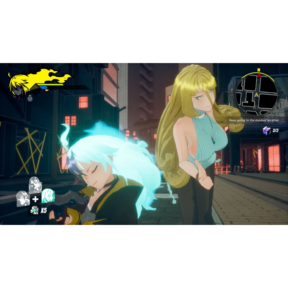 Dusk Diver Switch – Anime Action RPG in Taipei, Real-Time Guardian Combat, Yang Yumo Story, Physical Game Card 8 Exploring the Taipei shopping district in Dusk Diver for Nintendo Switch