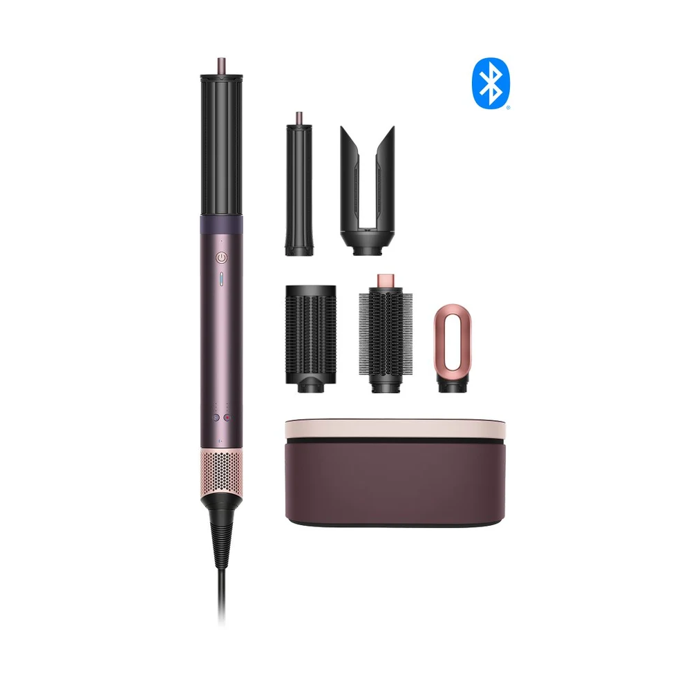 مصفف الشعر Dyson Airwrap Co-anda2x HS09 إصدار Straight+Wavy بلون Jasper Plum – لون برقوقي داكن، أسطوانتا Co-anda2x بقطر 30 و40 ملم، تجعيد بلمسة واحدة i.d. curl، محرك Hyperdymium 2، علبة عرض 7 مصفف الشعر Dyson Airwrap Co-anda2x Jasper Plum باللون البرقوقي