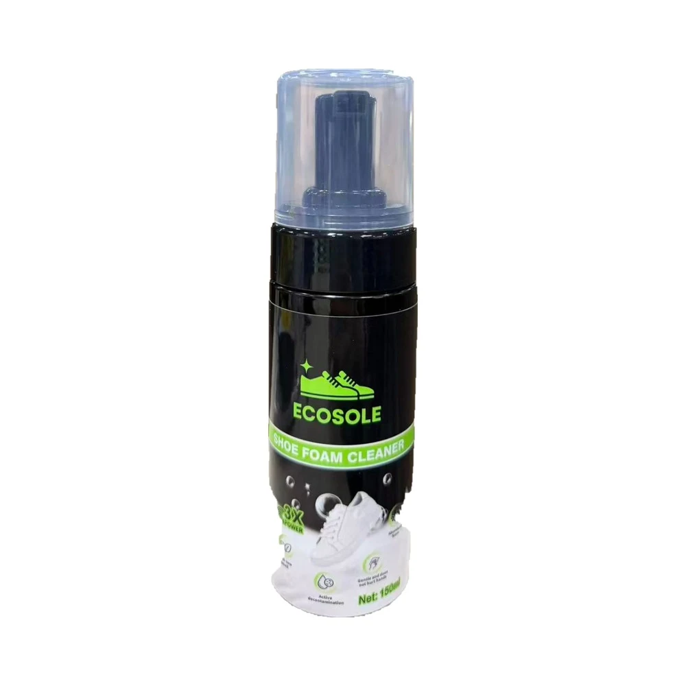 ECOSOLE Shoe Foam Cleaner Kit 150ml – Waterless Sneaker Cleaner with Brush and Microfibre Cloth 5 ECOSOLE Shoe Foam Cleaner detail
