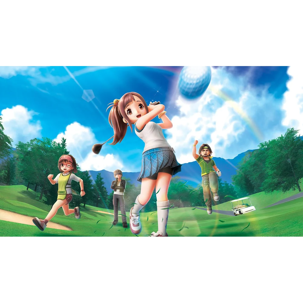Everybody's Golf Hot Shots Switch – Three-Press Arcade Golf, 25+ Golfers incl. PAC-MAN, Wacky Golf Modes, 1–4 Players – European Edition Cartridge 7 Everybody's Golf Hot Shots Switch three-press swing