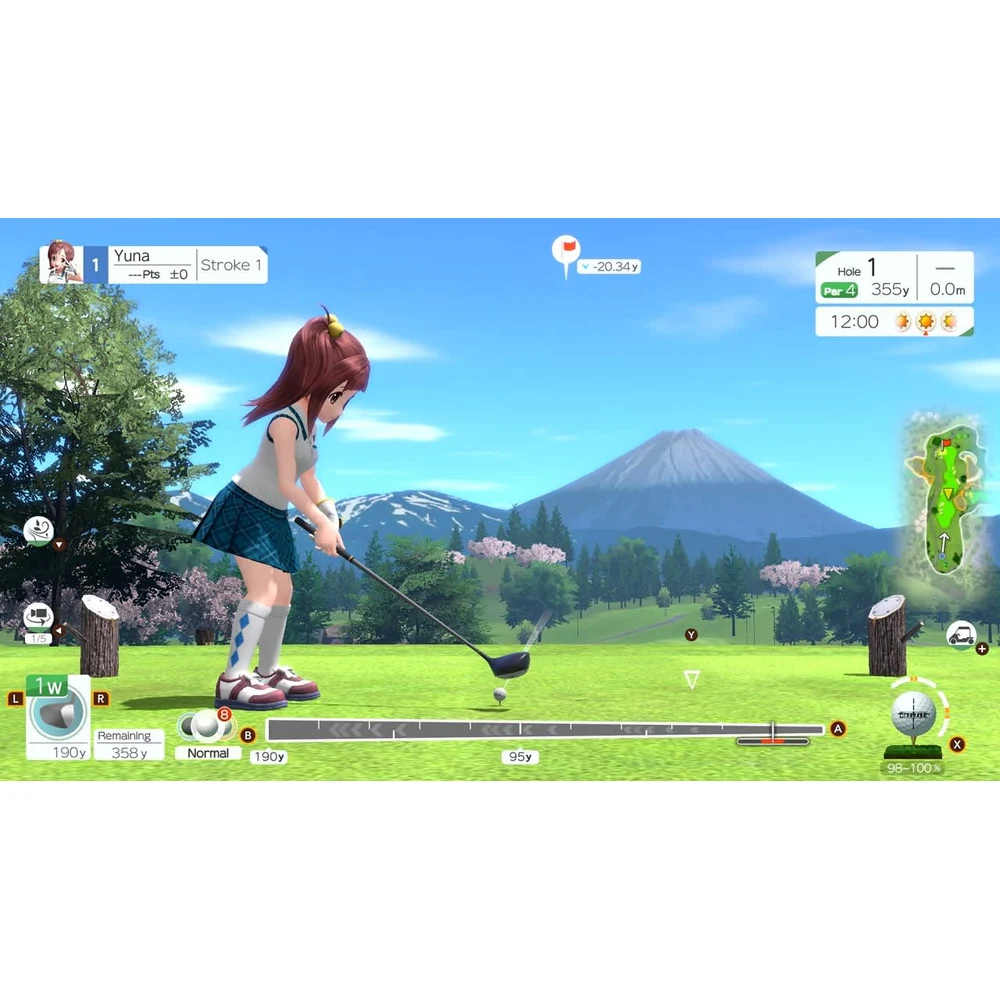 Everybody's Golf Hot Shots Switch – Three-Press Arcade Golf, 25+ Golfers incl. PAC-MAN, Wacky Golf Modes, 1–4 Players – European Edition Cartridge 8 Everybody's Golf Hot Shots Switch Wacky Golf mode