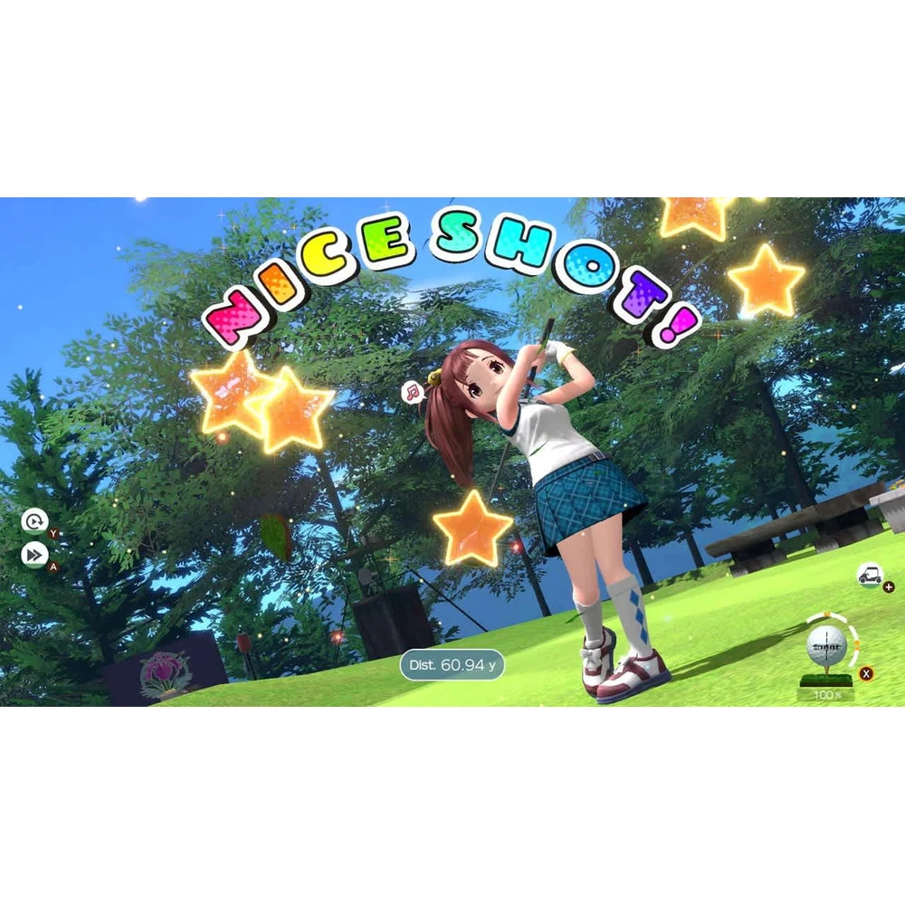 Everybody's Golf Hot Shots Switch – Three-Press Arcade Golf, 25+ Golfers incl. PAC-MAN, Wacky Golf Modes, 1–4 Players – European Edition Cartridge 9 Everybody's Golf Hot Shots Switch characters