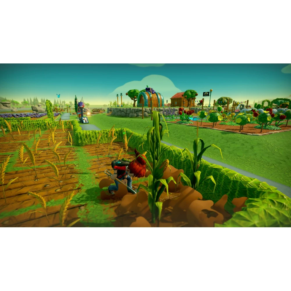 Farm Together PS4 – Relaxing Farming Sim, Crops, Trees & Animals, Online Co-op up to 16 Players, Family Friendly – Retail Disc 7 Farm Together PS4 in use