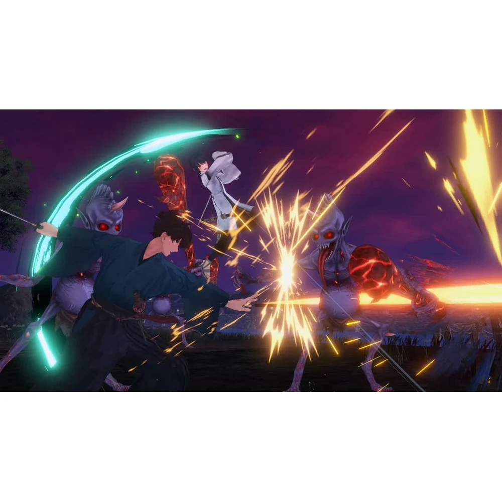 Fate/Samurai Remnant Switch – Edo-Era Holy Grail War, Master & Servant Combat, Rogue Servants, Spirit Font Strategy, European PEGI Edition 7 Miyamoto Iori and Saber standing in an Edo street