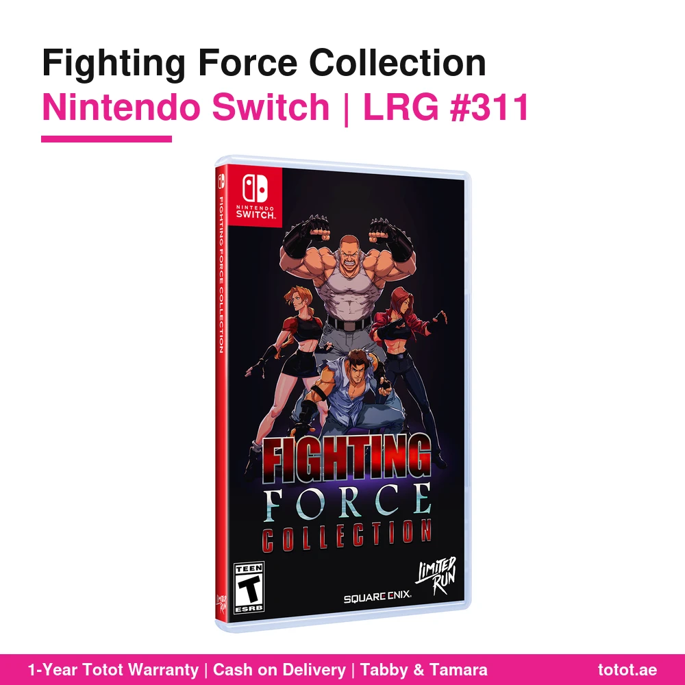 Fighting Force Collection Switch – Fighting Force 1 & 2 on One Cartridge, Local 2-Player Co-op, Rewind & Save States, Limited Run #311 Physical Edition 1 Fighting Force Collection Switch
