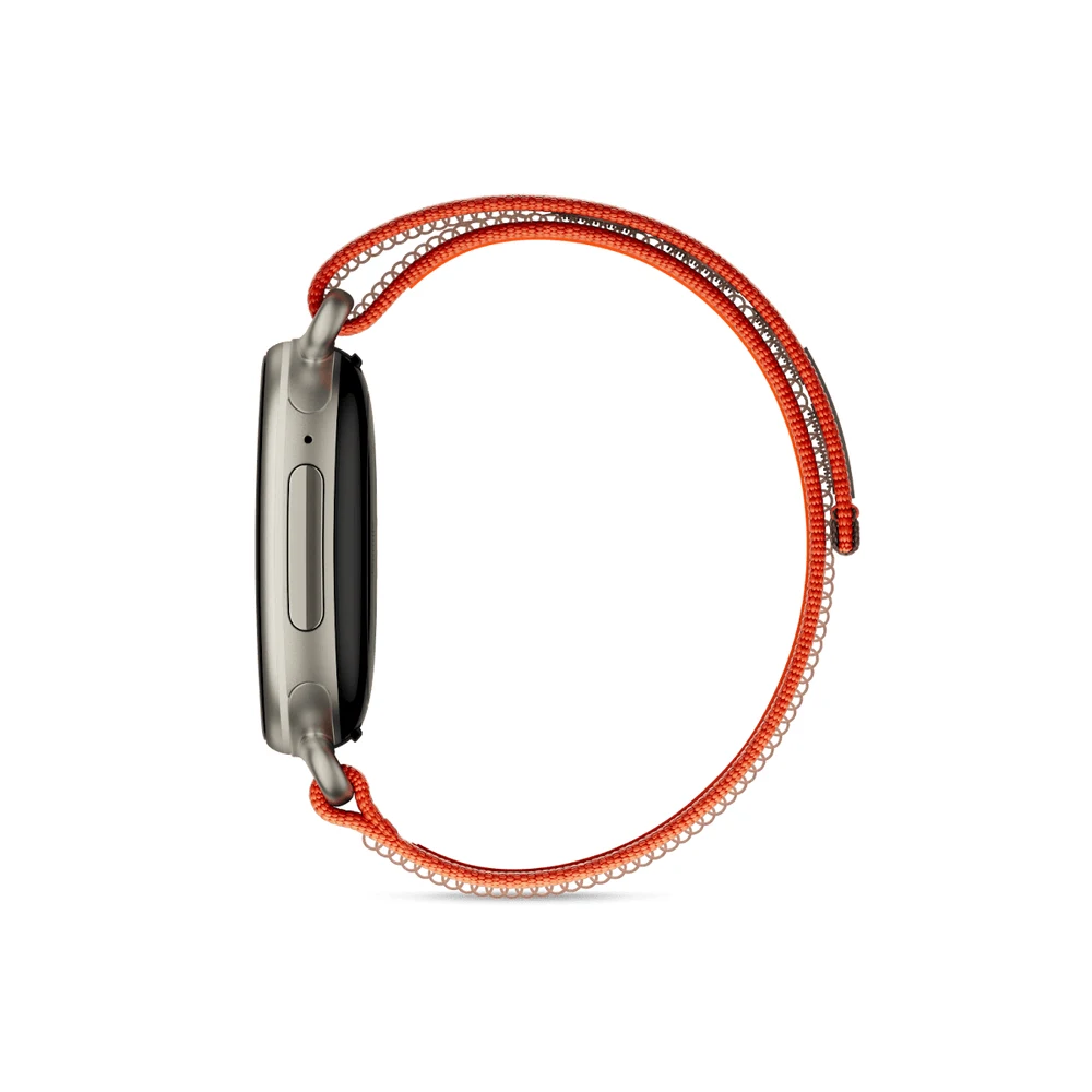 جهاز Google Fitbit Edge Stephen Curry Edition – هيكل Satin Pyrite، سوار منسوج إصدار خاص، GPS مدمج، شاشة AMOLED، بطارية حتى 7 أيام 9 جهاز Fitbit Edge Stephen Curry Edition من الجانب