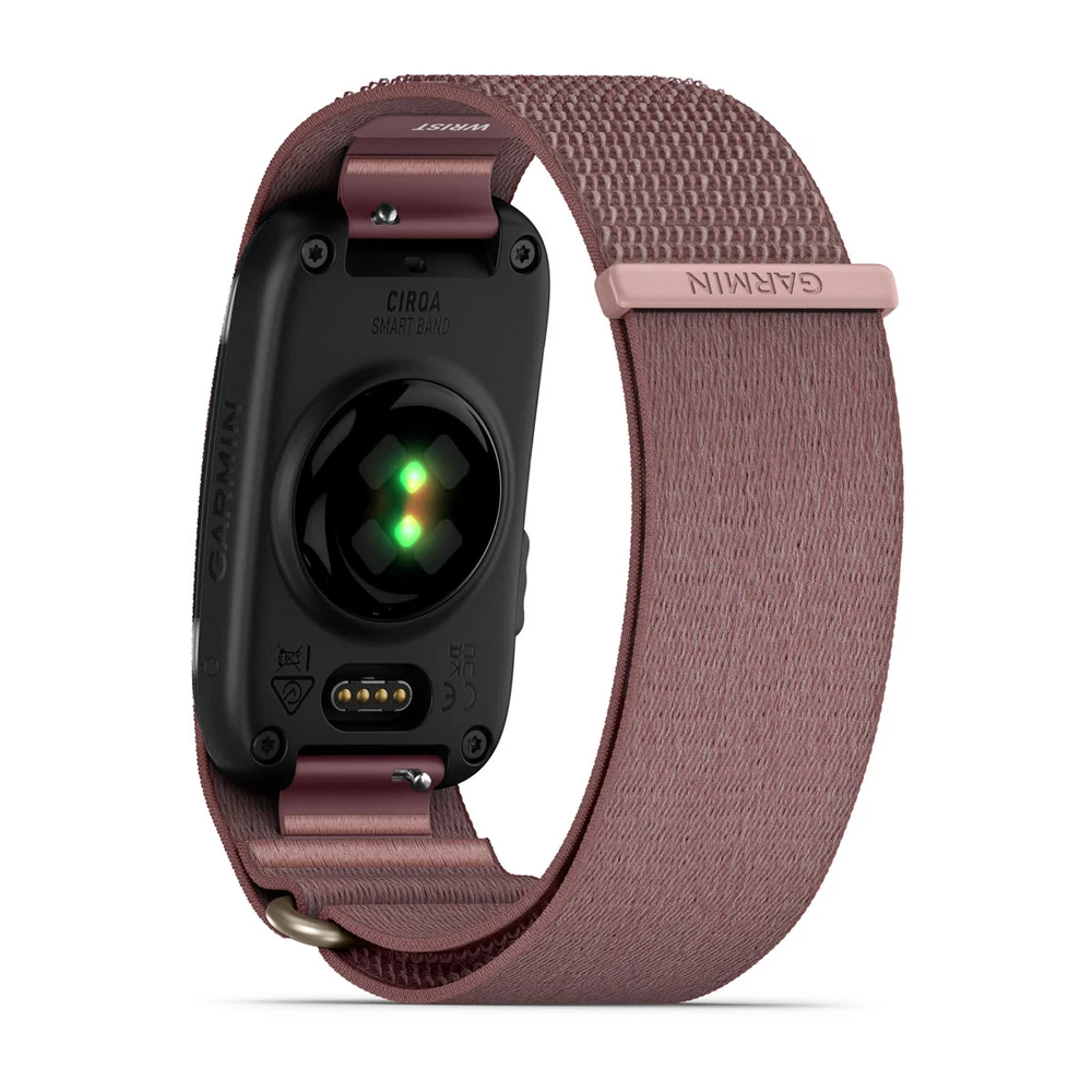 Garmin Cirqa Smart Band Mauve L/XL - Screenless Health Tracker, 10-Day Battery, Sleep Score, No Subscription 7 Garmin Cirqa Smart Band Mauve in use