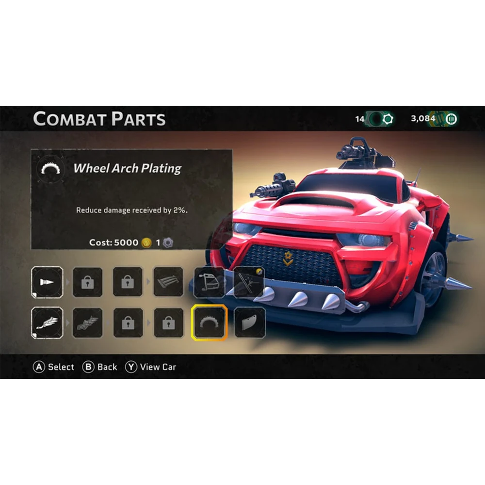 Gearshifters Switch – Top-Down Vehicle Combat Rogue-lite, Mega-Machine Boss Fights, Car Upgrades, 27 Stages, European Physical Edition 9 Boss mega-machine battle in a desert wasteland