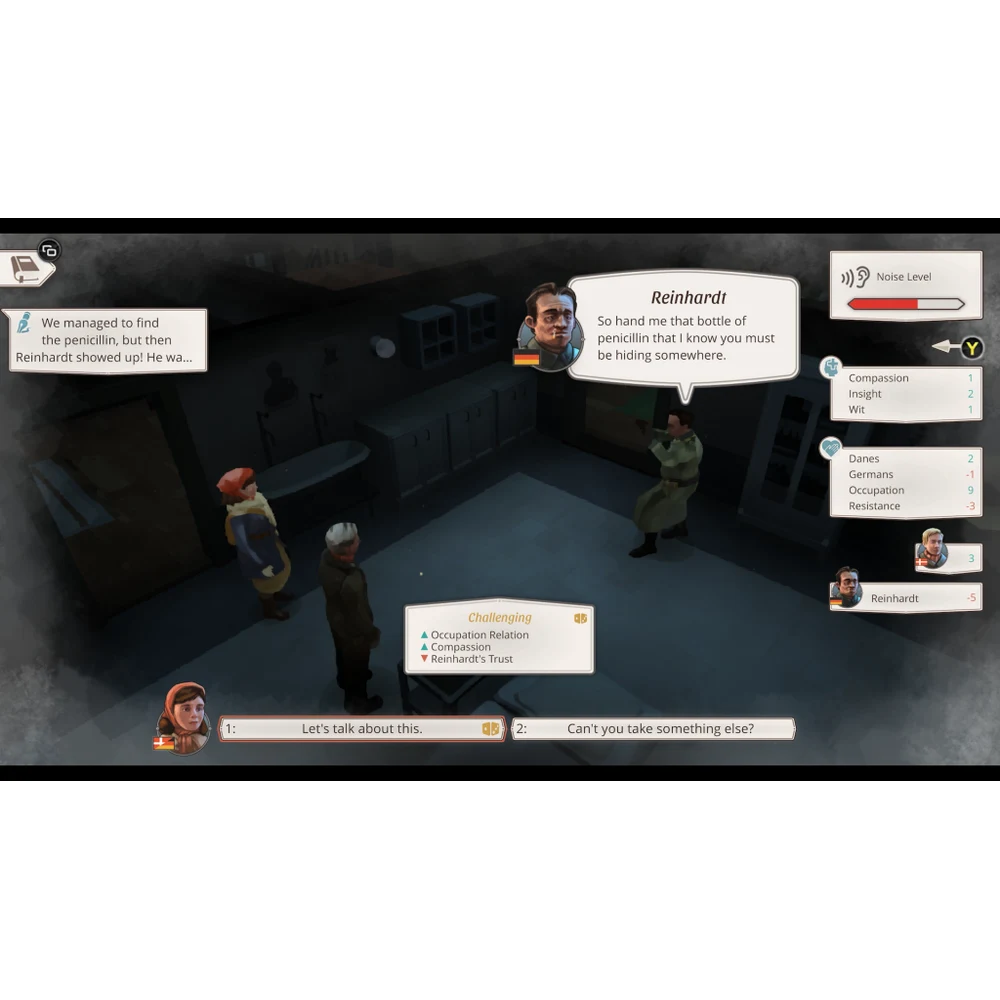 Gerda: A Flame in Winter Switch – The Resistance Edition, WWII Narrative RPG in Occupied Denmark, Choice-Driven Story, Multiple Endings, Postcards & Bookmark 9 Gerda: A Flame in Winter Switch postcards and bookmark