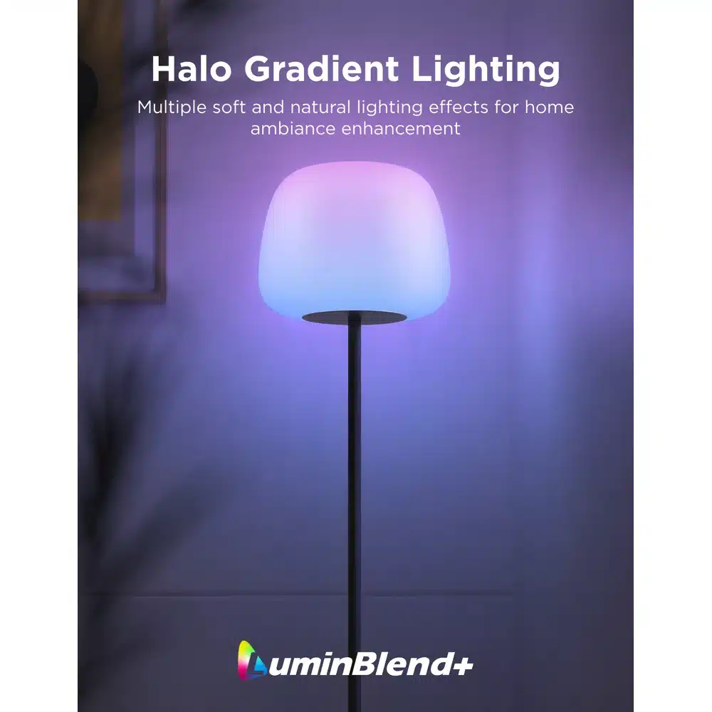 Govee Lantern Floor Lamp White (H1630) - 1400lm RGBICWW Smart Floor Lamp, 1000K-10000K, Matter, Alexa & Google Assistant, 160cm 8 Govee Lantern Floor Lamp White in use
