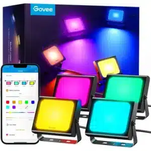 Govee RGBICWW Smart Flood Lights 4 Pack - official product image 1