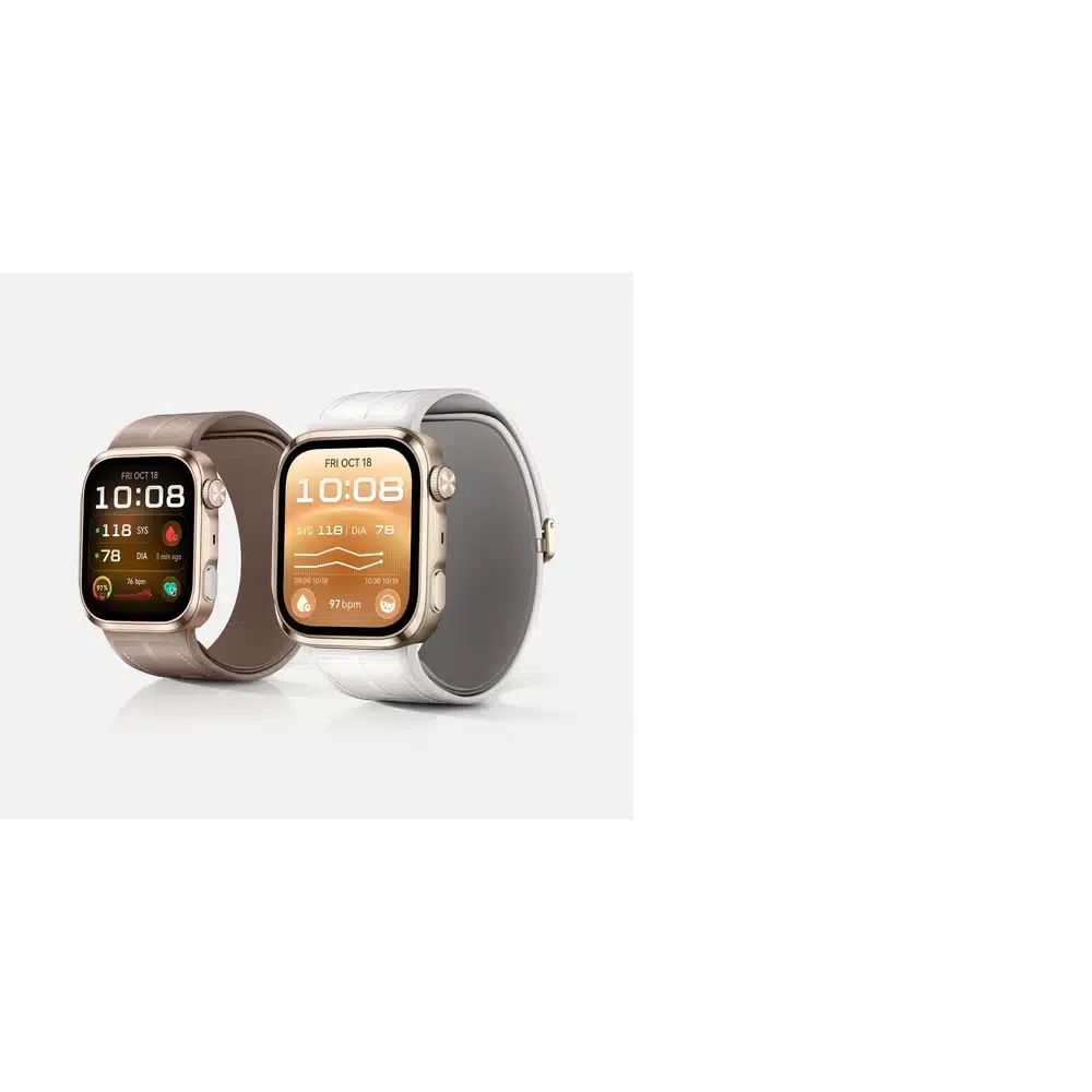 HUAWEI WATCH D3 Mocha Gold - Sand Composite Leather Strap, Airbag Blood Pressure Monitor, ECG, 1.92" AMOLED, Bluetooth Calling 7 HUAWEI WATCH D3 Mocha Gold - official product image 6