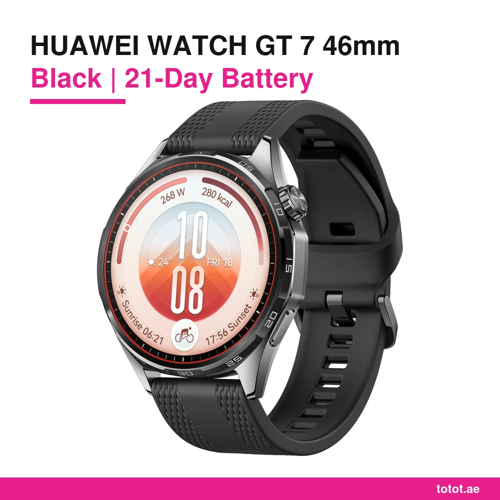 HUAWEI WATCH GT 7 46mm Black - official Huawei product image HUAWEI WATCH GT 7 46mm Black