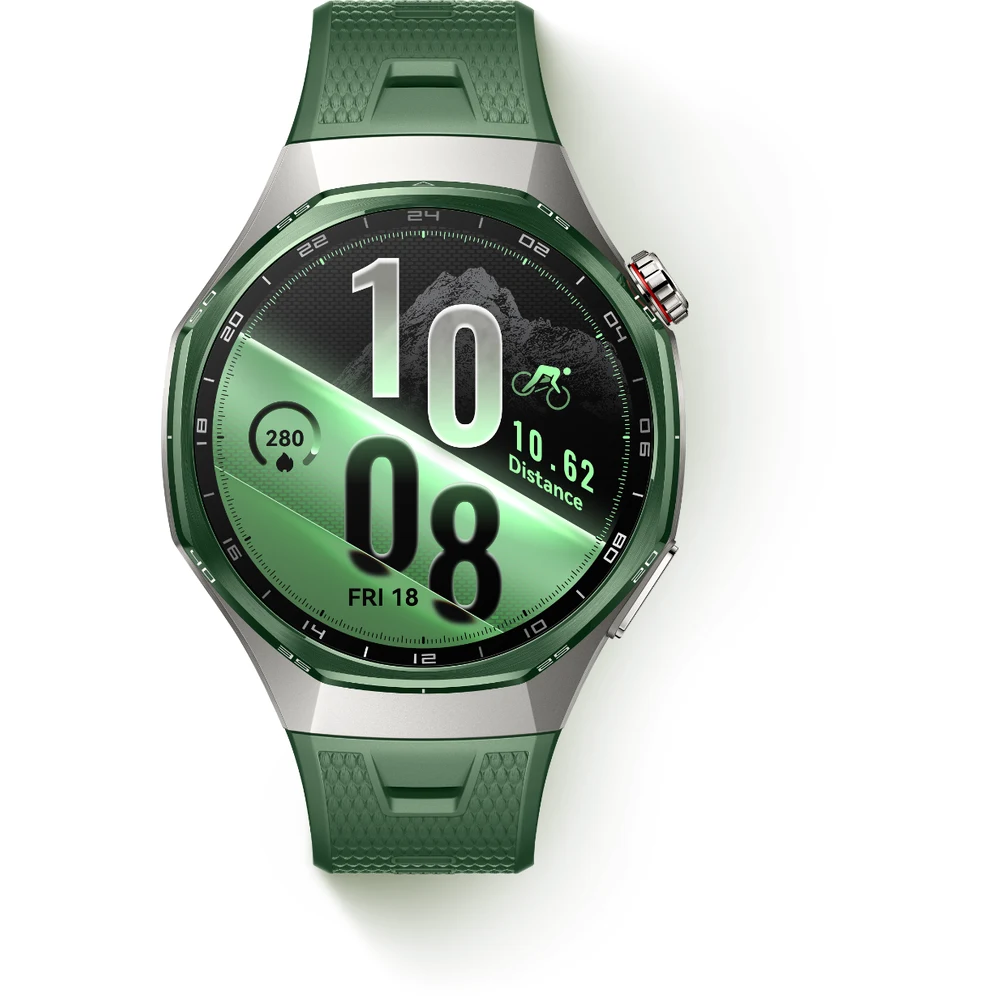 HUAWEI WATCH GT 7 Pro 46mm Green Smartwatch - Titanium Case, ECG, 40m Free Diving, 1.47" AMOLED 3000 nits, 21-Day Battery 6 HUAWEI WATCH GT 7 Pro 46mm Green in use