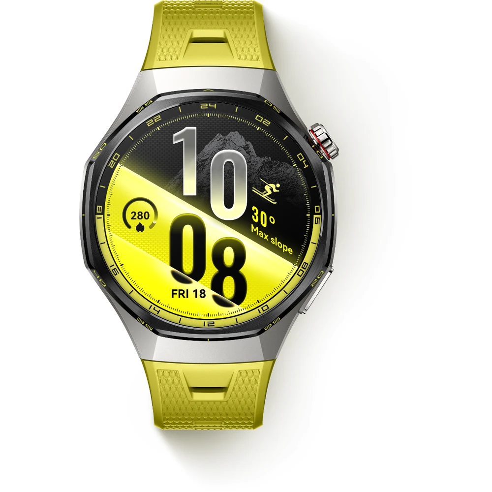 HUAWEI WATCH GT 7 Pro 46mm Yellow Smartwatch - Titanium Case, ECG, 40m Free Diving, 1.47" AMOLED 3000 nits, 21-Day Battery 6 HUAWEI WATCH GT 7 Pro 46mm Yellow in use