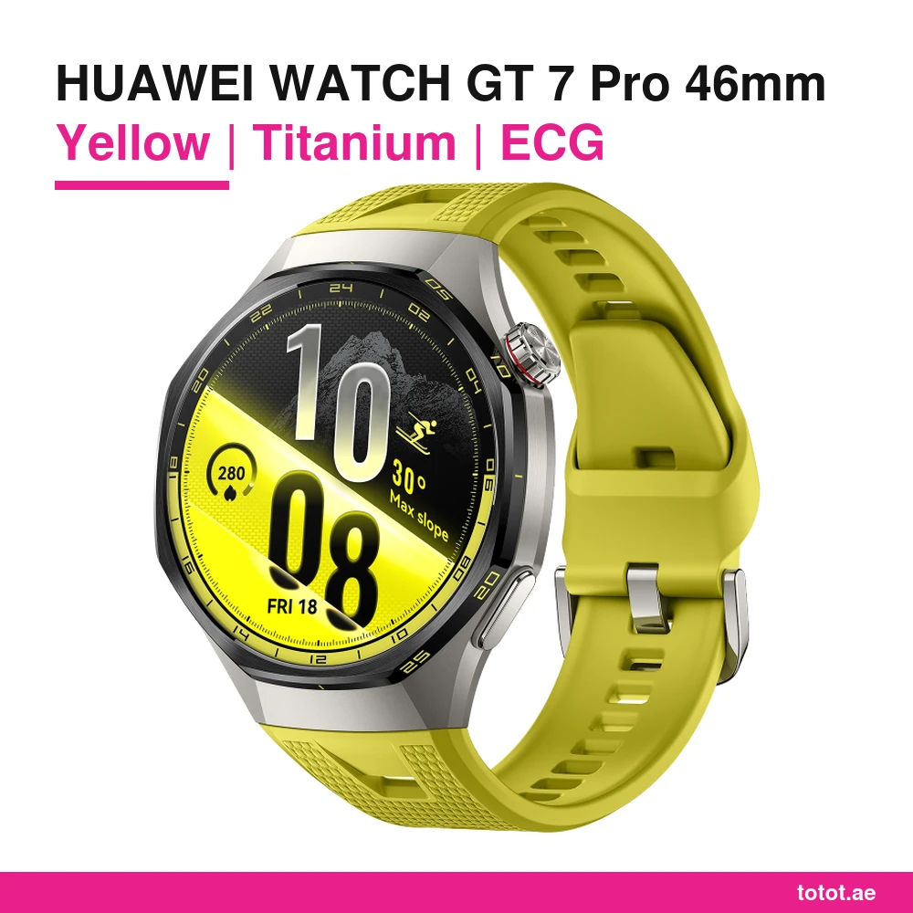 HUAWEI WATCH GT 7 Pro 46mm Yellow - official Huawei product image HUAWEI WATCH GT 7 Pro 46mm Yellow