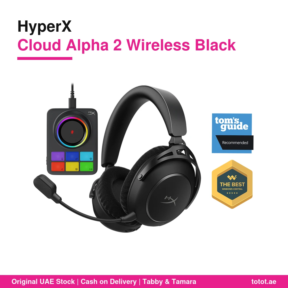 HyperX Cloud Alpha 2 Wireless - official HyperX product image HyperX Cloud Alpha 2 Wireless