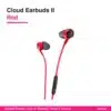 HyperX Cloud Earbuds II Red