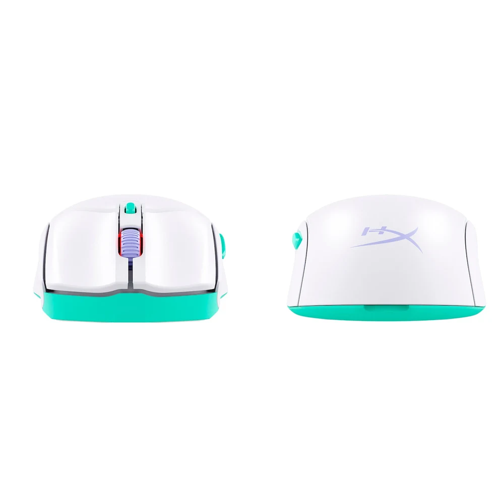 HyperX Pulsefire Haste 2 Core Wireless White - 70g, 100H Battery, 2.4GHz + Bluetooth, Custom Core Sensor, NVIDIA Reflex 6 HyperX Pulsefire Haste 2 Core Wireless White - official product image 5