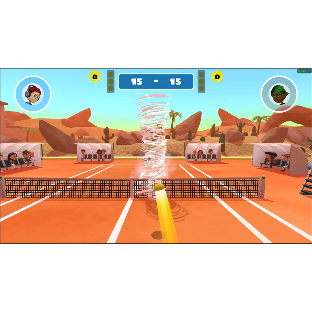 Instant Sports Tennis Switch – Motion Racket Controls, 10 Crazy Tennis Mini-Games, 4 Modes, 15 Courts, 19 Characters, 1-4 Players 10 Instant Sports Tennis Switch multiplayer match