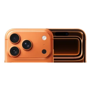 Apple iPhone 17 Pro 256GB Cosmic Orange front and back view