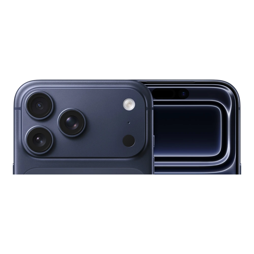 Apple iPhone 17 Pro Max 512GB Deep Blue - 6.9-inch ProMotion, A19 Pro, 48MP Camera - Korea Version 2 Apple iPhone 17 Pro Max 512GB Deep Blue front and back view