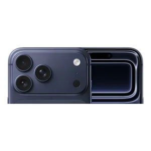 Apple iPhone 17 Pro Max 2TB Deep Blue front and back view