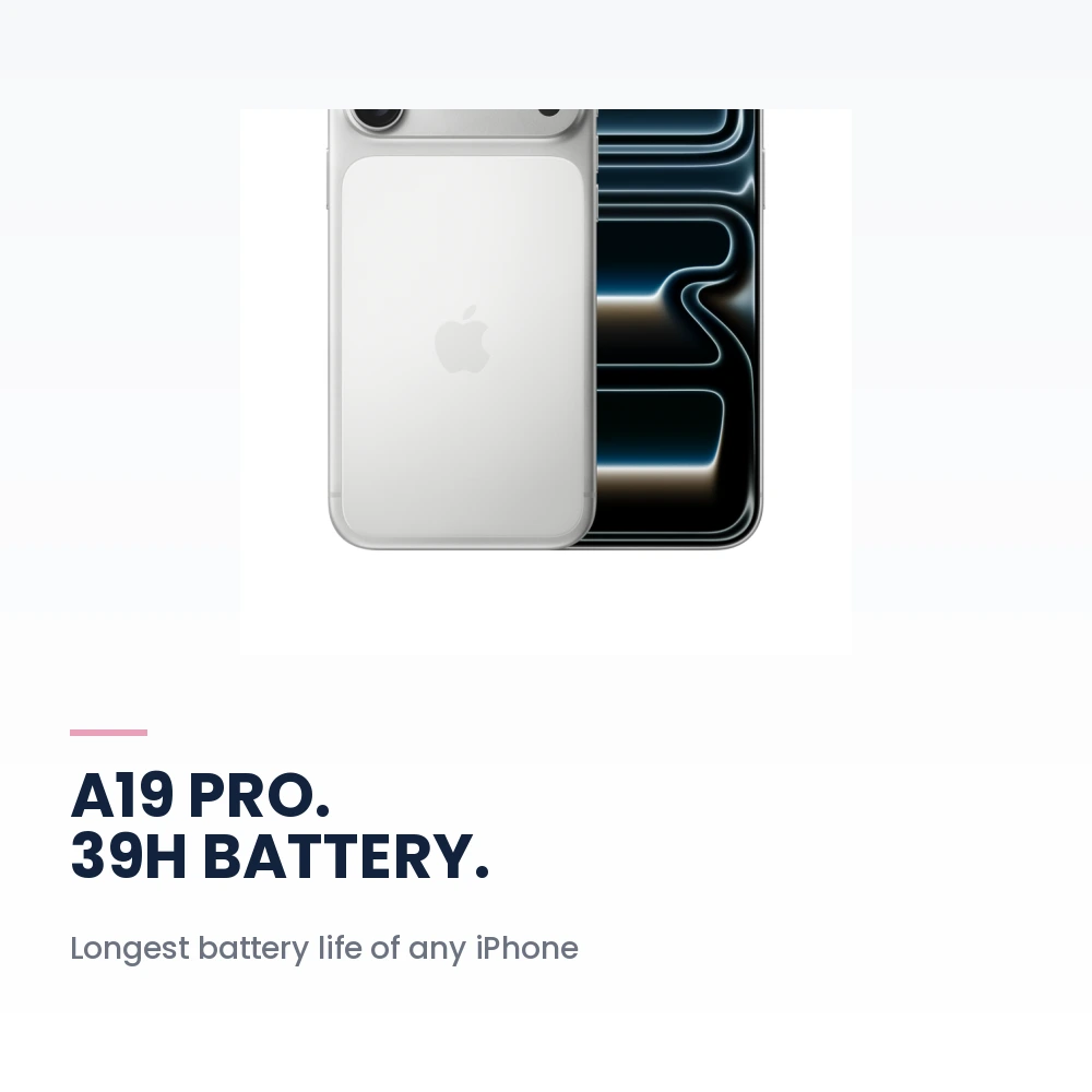 Apple iPhone 17 Pro Max 256GB Silver - 6.9-inch ProMotion, A19 Pro, 48MP Camera - Japan Version 5 Apple iPhone 17 Pro Max 256GB Silver performance and battery