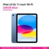 iPad A16 256GB Blue TDRA