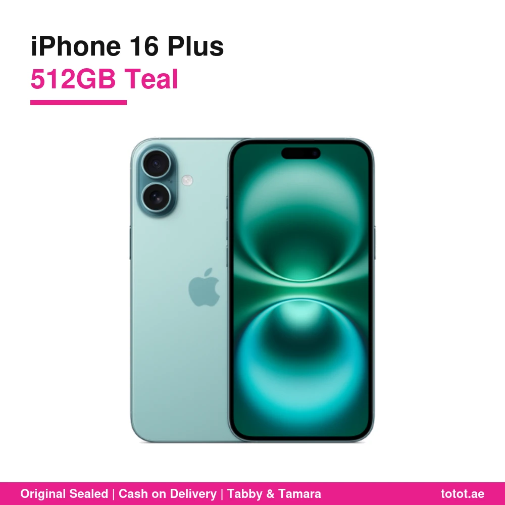 أبل iPhone 16 Plus بسعة 512GB أخضر مزرق – نسخة الإمارات المعتمدة من TDRA 4 هاتف iPhone 16 Plus 512GB أخضر مزرق TDRA