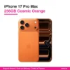 iPhone 17 Pro Max 256GB Cosmic Orange TDRA