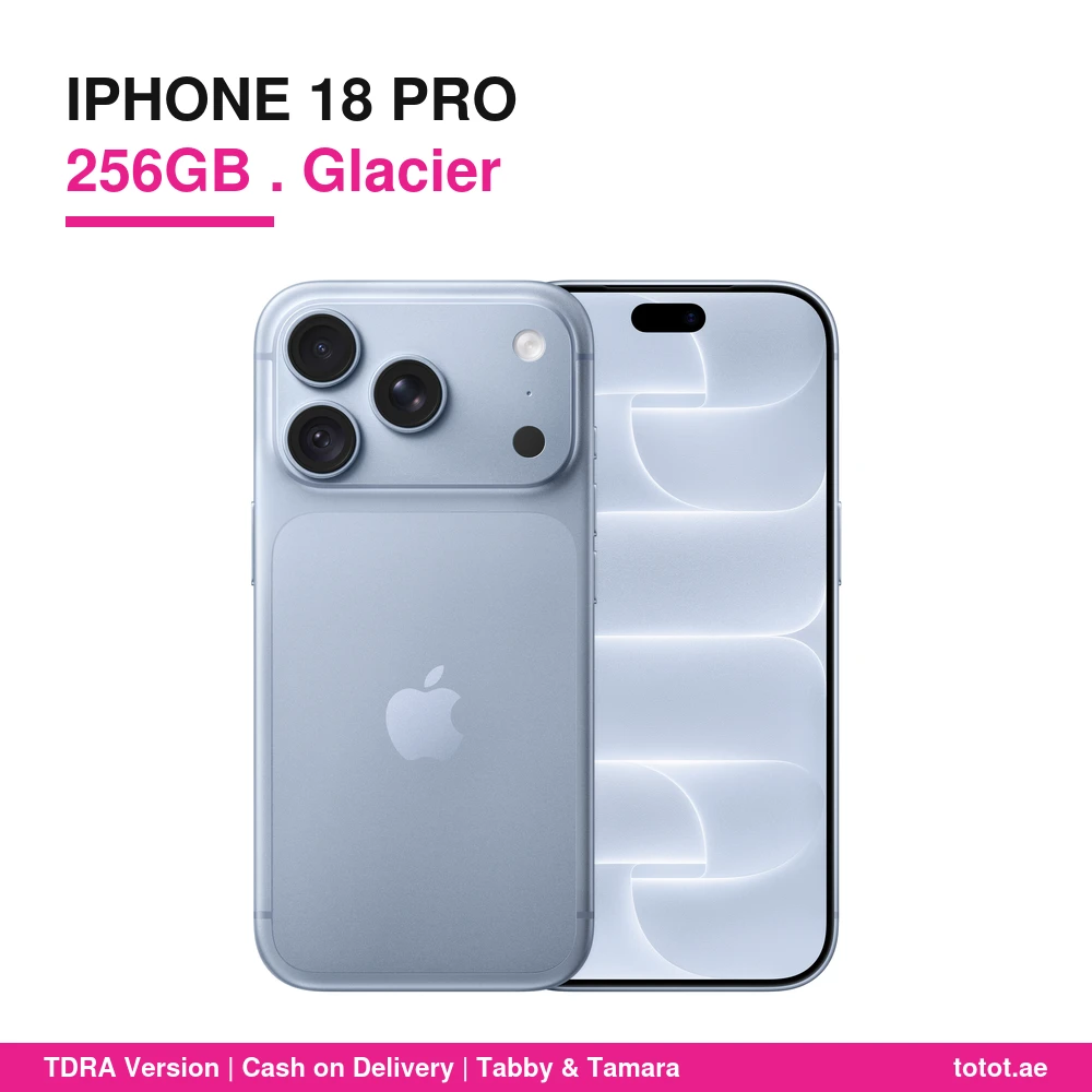 iPhone 18 Pro 256GB Glacier - official Apple product image iPhone 18 Pro 256GB Glacier