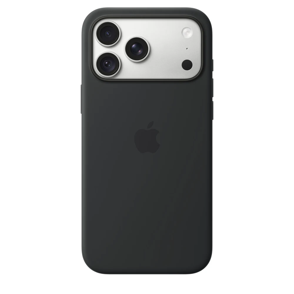 Apple iPhone 18 Pro Max Silicone Case with MagSafe - Black (ZML) 5 iPhone 18 Pro Max Silicone Case Black in use