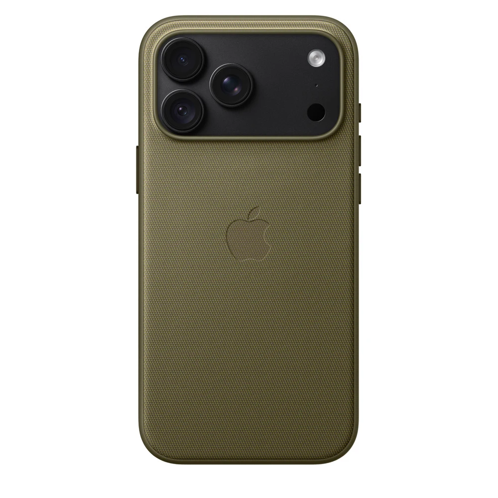 Apple iPhone 18 Pro Max TechWoven Case with MagSafe - Olive 5 iPhone 18 Pro Max TechWoven Case Olive in use