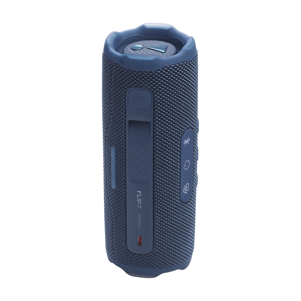 JBL Flip 7 Blue Portable Bluetooth Speaker - 35W, AI Sound Boost, IP68 Waterproof and Dustproof, 16H Battery, Auracast, PushLock 6 JBL Flip 7 Blue in use