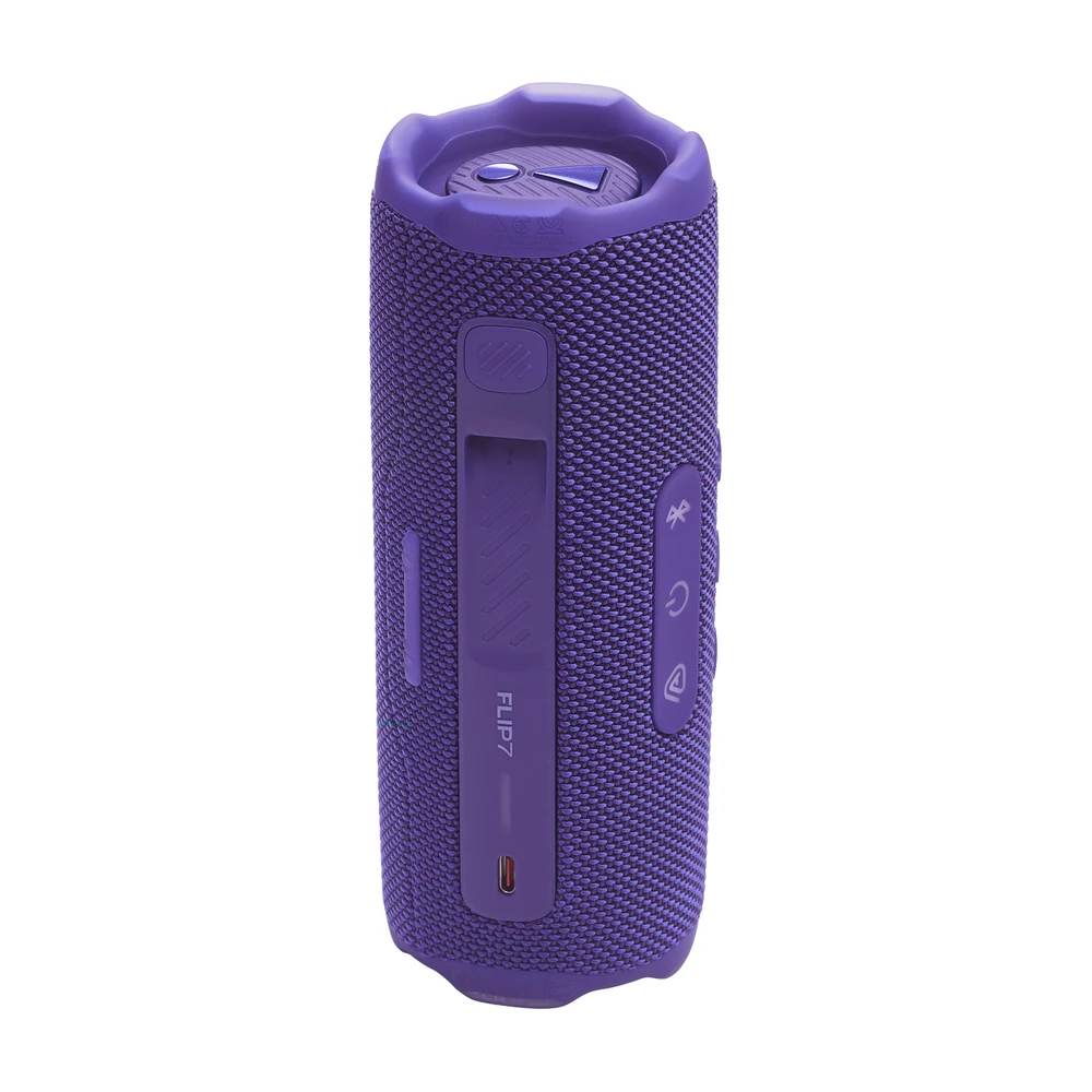 JBL Flip 7 Purple Portable Bluetooth Speaker - 35W, AI Sound Boost, IP68 Waterproof and Dustproof, 16H Battery, Auracast, PushLock 6 JBL Flip 7 Purple in use