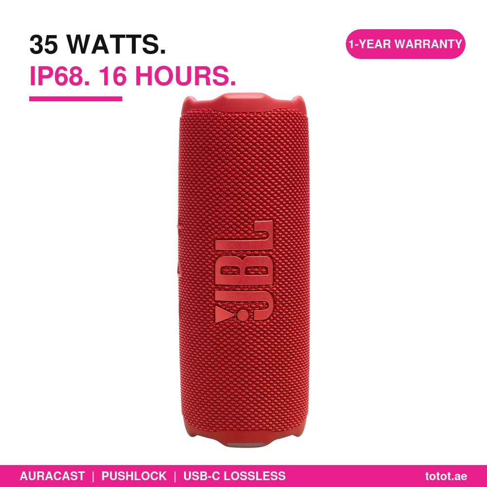 JBL Flip 7 Red - official JBL product image JBL Flip 7 Red