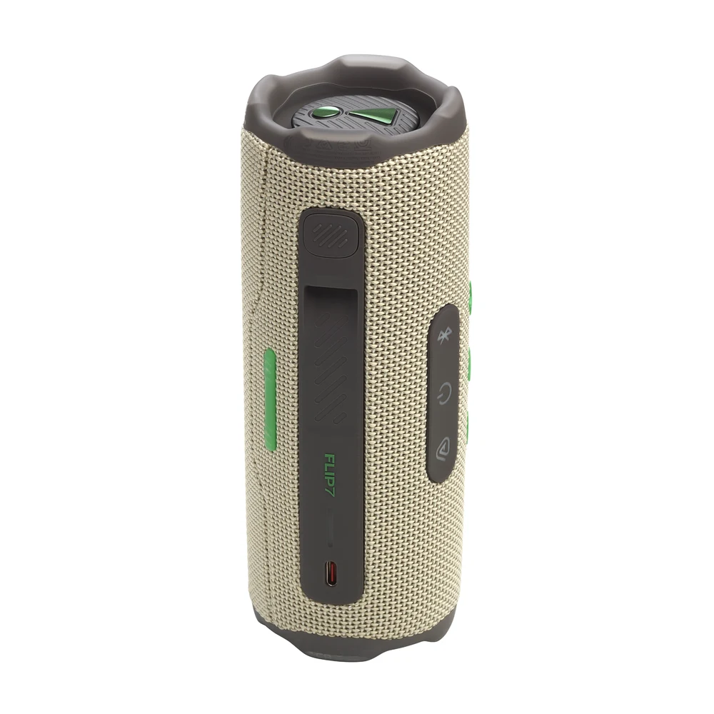 JBL Flip 7 Sand Portable Bluetooth Speaker - 35W, AI Sound Boost, IP68 Waterproof and Dustproof, 16H Battery, Auracast, PushLock 6 JBL Flip 7 Sand in use
