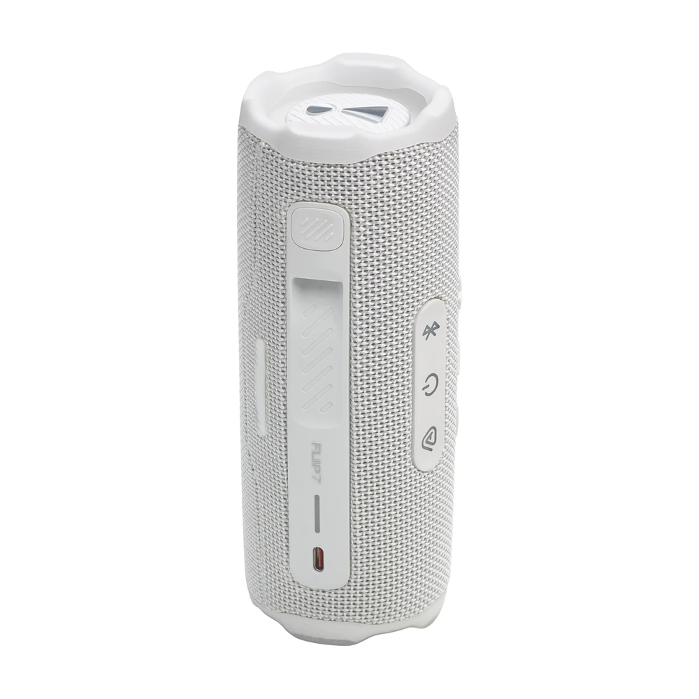 JBL Flip 7 White Portable Bluetooth Speaker - 35W, AI Sound Boost, IP68 Waterproof and Dustproof, 16H Battery, Auracast, PushLock 6 JBL Flip 7 White in use